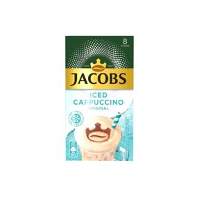 Cafea instant Jacobs Iced Cappuccino Original, 8 plicuri x 17,8g