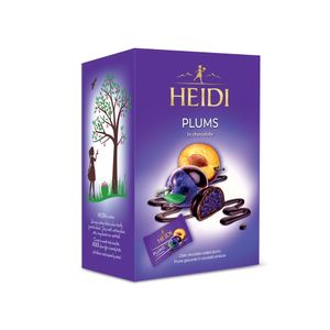 Praline cu prune si ciocolata amaruie Heidi, 185g