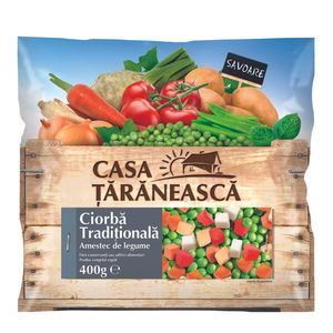 Amestec de legume pentru ciorba traditionala Casa Taraneasca, 400 g