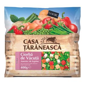 Amestec de legume pentru ciorba de vacuta Casa Taraneasca, 400g