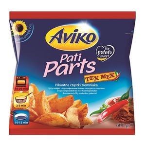 Cartofi felii in coaja condimentati Aviko, 600g