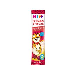 Baton Hipp Fruit-Friend iaurt, cirese si banana, de la 1 an, 23 g