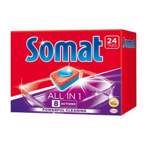 Detergent pentru masina de spalat vase Somat All in One, 24 tablete