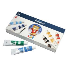 Tempera Ico Creative Kids, 10 bucati