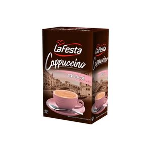 Cafea instant cappuccino frisca La Festa, 10 x 12.5g