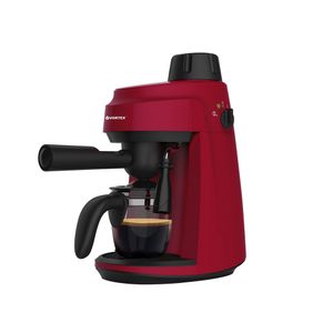 Espressor manual Vortex, 3.5 Bar, 800W, 0.24L, Culoarea Rosu-Negru