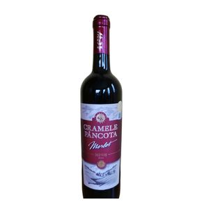 Vin rosu sec Merlot Pancota, alcool 13%, 0.75 l