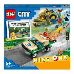 LEGO City - Misiuni de salvare a animalelor salbatice 60353, 246 piese