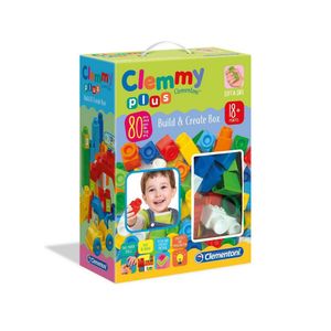 Set de constructie Clementoni, pentru baieti, 80 de piese