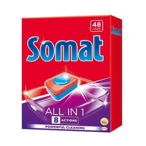 Detergent pentru masina de spalat vase Somat All in One, 48 tablete