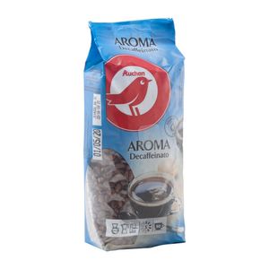 Cafea boabe decofeinizata Auchan, 250 g