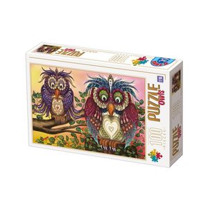 Puzzle Bufnite, 100 piese