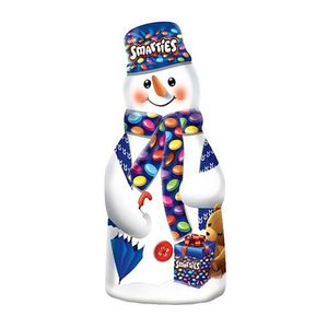 Figurina din ciocolata Smarties 125 g, Om de zapada