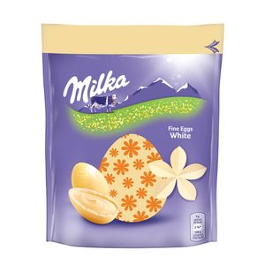 Oua din ciocolata alba Milka 90 g