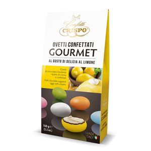 Oua de ciocolata Crispo cu crema lamaie, 150g