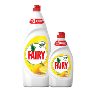 Pachet Promo: Detergent de vase Fairy Lemon, 1.3 l - Detergent de vase Fairy Lemon, 450 ml