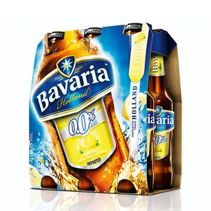 Pachet bere fara alcool Bavaria cu lamaie 6x0.33L