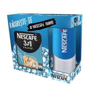 Pachet Promo Cafea solubila Nescafe 3in1 Frappe - Shaker, 24 x 14 g