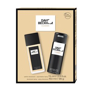 Set pentru cadou David Beckham Classic: Deodorant natural spray si deodorant body spray