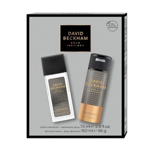 Set pentru cadou David Beckham Bold Instinct: Deodorant natural spray si deodorant body spray
