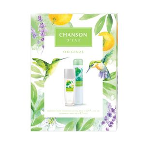 Set pentru cadou Chanson D Eau: Deodorant natural spray si deodorant body spray