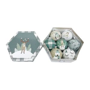 Globuri Actuel, 7 buc, 7.5 cm