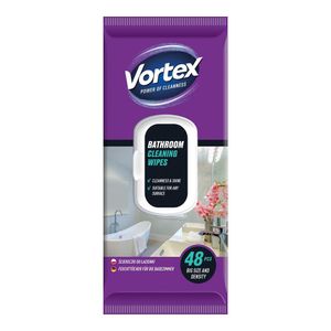 Servetele umede Antibacteriene pentru baie Vortex, 48 Buc