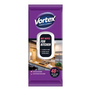 Servetele umede Antibacteriene pentru bucatarie Vortex, 48 Buc