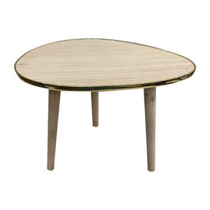Masa din lemn pentru cafea Actuel, 50.5 x 33 x 41 cm, culoare natural