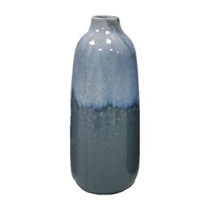 Vaza din ceramica Actuel, 8.2 x 20 cm, culoare albastra