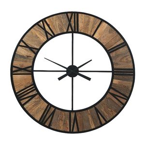 Ceas de perete Actuel, 50 cm, culoare maro