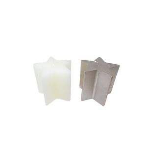 Lumanare Actuel, 10.5 cm, forma stea, diverse culori