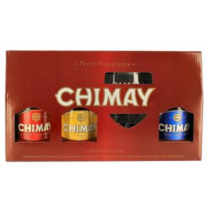 Bere Chimay, 3 x 0.33 l - pahar