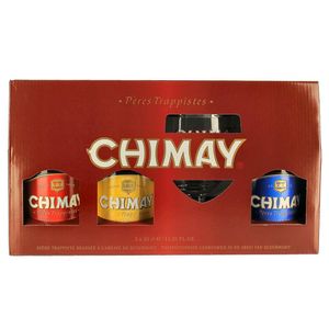 Bere Chimay, 3 x 0.33 l - pahar