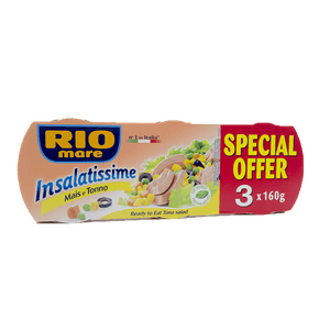 Pachet conserve Salata ton si porumb Rio Mare, 3x160g