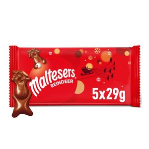 Ciocolata in forma de reni pentru Craciun Maltesers, 145 g