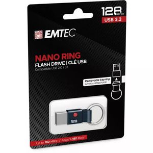 Stick de memorie USB 3.2 Emtec, T100, 128GB, Negru