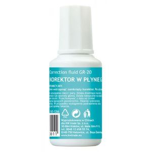 Fluid corector cu pensula Office Cover, 20 ml