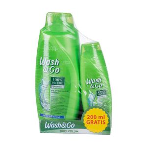 Sampon antimatreata Wash&Go, 750 ml + 200 ml