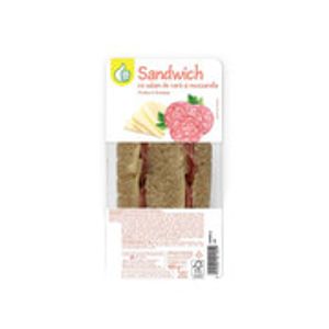 Sandwich cu salam mozzarella Pouce, 165g