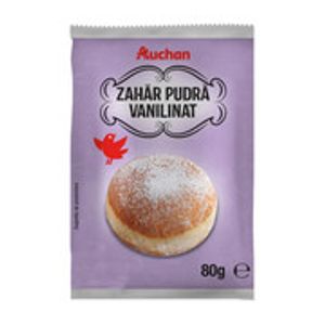 Zahar pudra vanilinat Auchan, 80 g