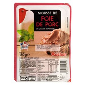 Spuma din ficat de porc Auchan, 180 g