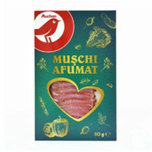 Muschi afumat crud uscat Auchan, 80 g