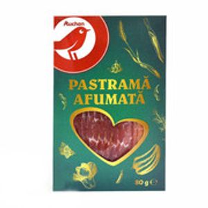 Pastrama afumata Auchan, 80 g
