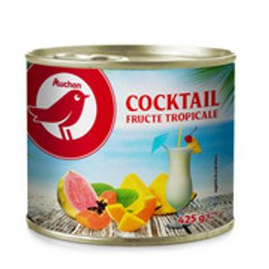 Compot cocktail fructe tropicale Auchan 425 g