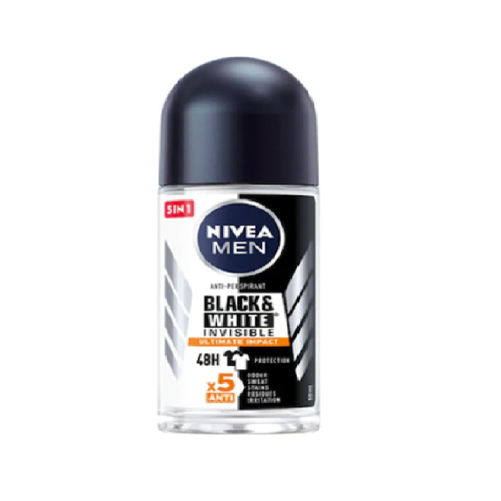 Deodorant roll-on masculin Nivea invisible Ultimate Impact, 50 ml