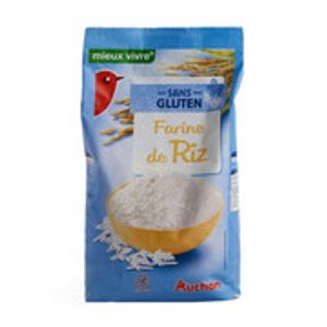 Faina de orez fara gluten Auchan, 500g