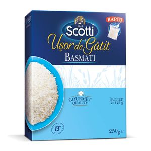 Orez basmati Riso Scotti Easycook, 2 x 125 g