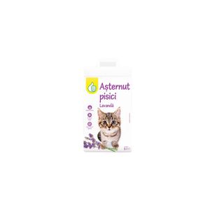 Asternut pentru pisici Auchan miros de lavanda, 5 Kg