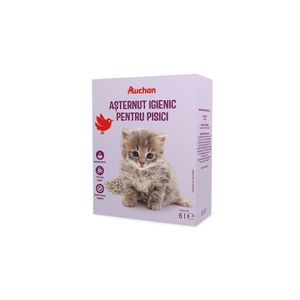 Asternut igienic pentru pisici Auchan,  6 l